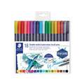 Sets  Marsgraphic Duo Staedtler®, 18 rotuladores, Set, 0,5 mm - 0,8 mm|1,0 mm - 6,0 mm