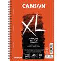 Bloc XL Canson estudios y croquis, 14,8 cm x 21 cm, Bloc espiral, 90 g/m², 14,8 x 21cm - 90g/m² - 60 hojas