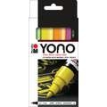 Sets de marcadores acrílicos Marabu Yono , 4 x 1,5 - 3 mm fluorescente 