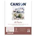 Bloc Mi-teintes Canson, 32 cm x 41 cm, Bloc encolado 1 lado, 160 g/m²