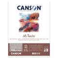 Bloc Mi-teintes Canson, 24 cm x 32 cm, Bloc encolado 1 lado, 160 g/m²