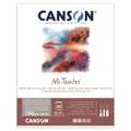 Bloc Mi-teintes Canson, 32 cm x 41 cm, Bloc encolado 1 lado, 160 g/m²