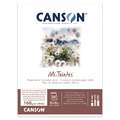 Bloc Mi-teintes Canson, 24 cm x 32 cm, Bloc encolado 1 lado, 160 g/m²