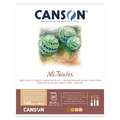 Bloc Mi-teintes Canson, 32 cm x 41 cm, Bloc encolado 1 lado, 160 g/m²