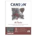 Bloc Mi-teintes Canson, 32 cm x 41 cm, Bloc encolado 1 lado, 160 g/m²
