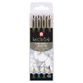 Set Pigma Micron tonos grises, Set de 4 rotuladores gris claro