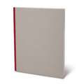 Cuaderno para esbozos y borradores K & P, 21 x 29,7 cm (A4) Retrato 100 g/m² - 144 páginas, Banda de lino roja, Cuaderno de bocetos