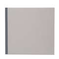 Cuaderno para esbozos y borradores K & P, 21 x 21 cm Cuadrado - 100 g/m² - 144 páginas, Banda de lino gris, Cuaderno de bocetos