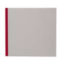 Cuaderno para esbozos y borradores K & P, 21 x 21 cm Cuadrado - 100 g/m² - 144 páginas , Banda de lino roja, Cuaderno de bocetos