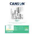 Papel Esbozo 1557  Canson, A5, 14,8 cm x 21 cm, 120 g/m², Mate