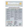 Plastilina gris claro, 750g - dureza 40