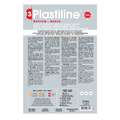 Plastilina gris claro, 750g - dureza 55
