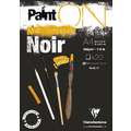 Paint On Negro Clairefontaine, A4, 21 cm x 29,7 cm, 250 g/m², 1. Bloc de 20 hojas