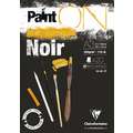 Paint On Negro Clairefontaine, A3, 29,7 cm x 42 cm, 250 g/m², 1. Bloc de 20 hojas