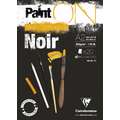 Paint On Negro Clairefontaine, A2, 42 cm x 59,4 cm, 250 g/m², 1. Bloc de 20 hojas