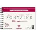 Cuaderno en espiral Fontaine - Clairefontaine 300 g/m², 12 cm x 18 cm, 300 g/m², Fin, Bloc espiral