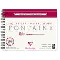 Cuaderno en espiral Fontaine - Clairefontaine 300 g/m², 18 cm x 24 cm, 300 g/m², Fin, Bloc espiral