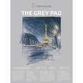 Papel de dibujo color gris claro de Hahnemühle, A5, 14,8 cm x 21 cm, 120 g/m², Liso, Bloc encolado 1 lado 30 hojas