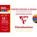 Papel de color Etival Clairefontaine, Colores vivos, 24 cm x 32 cm, Rugoso|Mate