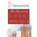 Bloc de papel blanco para acuarela Britannia Hahnemuehle, 17 cm x 24 cm, 300 g/m², Rugoso
