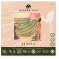 Bloc Magnani Italia, 15 x 15 cm - 300 g/m², Bloque cuadrado - Italia grano fino, Mate