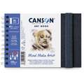 Art Book Mixed Media Artist Canson, A5, 14,8 cm x 21 cm, Fin, 300 g/m²