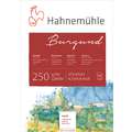 Bloc acuarela Burgund de Hahnemühle, 17 cm x 24 cm, Bloc encolado 4 lados, 250 g/m², Mate