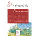 Bloc acuarela Burgund de Hahnemühle, 24 cm x 32 cm, Bloc encolado 4 lados, 250 g/m², Mate