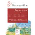 Bloc acuarela Burgund de Hahnemühle, 36 cm x 48 cm, Bloc encolado 4 lados, 250 g/m², Mate