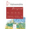 Bloc acuarela Burgund de Hahnemühle, 24 cm x 32 cm, Bloc encolado 4 lados, 250 g/m², Rugoso