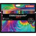 Juego de lápices acuarelables Stabilo® aquacolor Arty, 36 lápices, Set