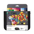 Set de 24 rotuladores Promarkers Winsor&Newton, Diseño estudiante, Set, Punta cuña|Punta en cono