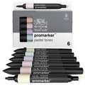 Set de 6 rotuladores Promarker Winsor & Newton, Tonos pasteles, Set
