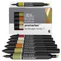 Set de 6 rotuladores Promarker Winsor & Newton, paisaje, Set