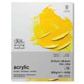 Bloc para acrílico Winsor & Newton Galeria, 27,9 cm x 35,6 cm, Estructurado, 300 g/m²