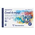 Cuaderno de viaje Aquapad Clairefontaine, 13,5 cm x 25 cm, 300 g/m², Fin