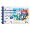 Cuaderno de viaje Aquapad Clairefontaine, 14 cm x 22 cm, 300 g/m², Fin