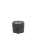 Tarros de crema vacíos negros Glorex, doble pared, 15 ml, 1 unidad