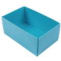 Caja regalo colorada L BuntBox, Baja tamaño L : 26,6 cm x 17,2 cm x 7,8 cm, Azur, Baja tamaño L : 26,6 cm x 17,2 cm x 7,8 cm