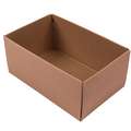 Caja regalo colorada L BuntBox, Baja tamaño L : 26,6 cm x 17,2 cm x 7,8 cm, Tabaco, Baja tamaño L : 26,6 cm x 17,2 cm x 7,8 cm