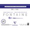 Papel Fontaine grano semi satinado Clairefontaine, 18 cm x 24 cm, 300 g/m², Satinado