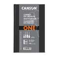Canson - Cuaderno de Esbozo Cosido One, 14 cm x 21,6 cm, Fin, 100 g/m², Cuaderno de bocetos
