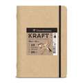 Cuaderno Kraft Clairefontaine, A5, 14,8 cm x 21 cm, Cuaderno de bocetos, 115 g/m²