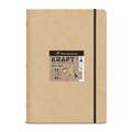 Cuaderno Kraft Clairefontaine, A4, 21 cm x 29,7 cm, Cuaderno de bocetos, 115 g/m²