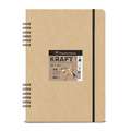 Cuaderno Kraft en espiral Clairefontaine, A4, 21 cm x 29,7 cm, Cuaderno de bocetos, 115 g/m²