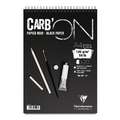 Bloc papel negro Carb'On Clairefontaine, A4, 21 cm x 29,7 cm, 120 g/m², Fin, Bloc espiral