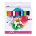 Set de 10 rotuladores brush Talens Ecoline®, Brillante