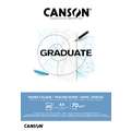 Bloc calco Graduate Canson, A4, 21 cm x 29,7 cm, Satinado, 70 g/m², Bloc encolado 1 lado