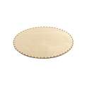 Fondo de madera Pebaro para cestería, 35 x 28 cm, 55 hoyos, 2. Oval con hoyos