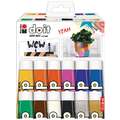 Caja de pintura acrílica Do It satin Marabru, 12 colores, Set